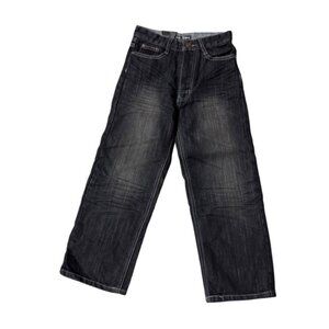 Old Skool Boys Jeans Size 5 Denim Pants with White Stitching